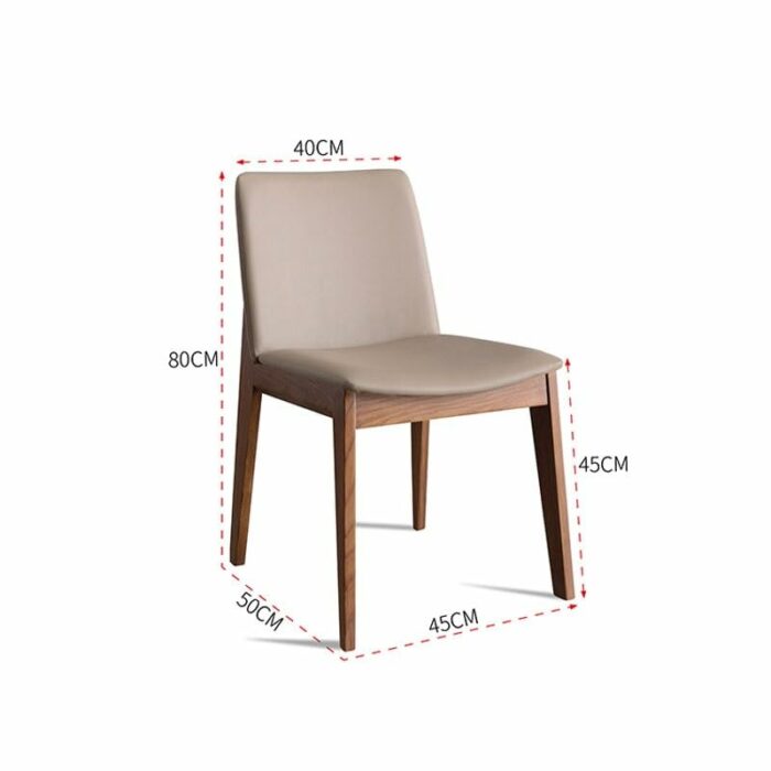 LXXSH Dresser Wooden Kitchen Dining Chair Bedroom Salon Ergonomic Office Dining Chair Home Furniture