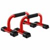DLOETT Push Up Bars Strength Training, Home Workout Equipment Pushup Handle with Foam Grip and Non-Slip Sturdy Structure Pushup Stands