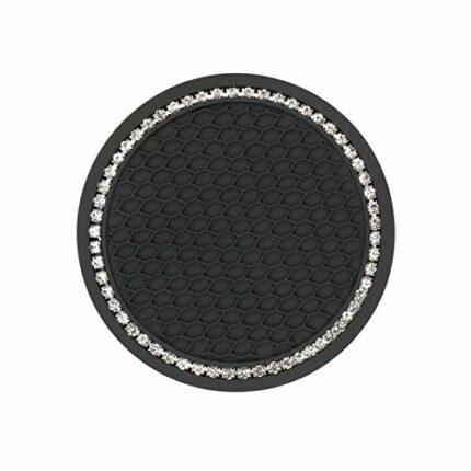 Xmiral Bottle Mat Silicone Cushion Non-slip Seat 2Pcs Cushion Car Cup Diamond Kitchen，Dining & Bar Stainless Steel Rack