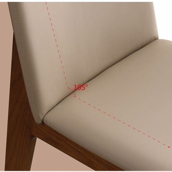 LXXSH Dresser Wooden Kitchen Dining Chair Bedroom Salon Ergonomic Office Dining Chair Home Furniture