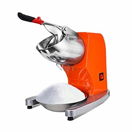 SBSNH Electric Ice Shaver Snow Cone Maker Machine/hr for Home and Commercial Use(Colour：Red）