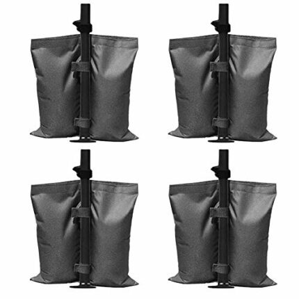 Gazebo Sand Bag, Heavy Duty Double-Stitched Weight Bags, Leg Weights for Pop up Canopy Tent Sun Shades, Umbrella (4 pack)