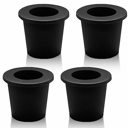 4Pcs Table Umbrella Hole Ring Plug, Silicone Pool Umbrella Sleeve Stabilizer Cone Wedge, Outdoor Umbrella Table Ring Hole Insert for 2-2.5 Inch T