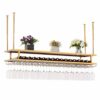Ceiling Stylish Simplicity Wine Racks Creative Display Storage Racks Stylish Simplicity Ornaments Bottle Rack Adjustable Height Restaurant Bar Fl
