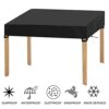 WMLBK Garden Table Cover, Patio Table Top Furniture Cover Table, Windproof Waterproof Proof Patio, 600D Oxford Fabric Rip Cover for Outdoor/Indoo