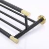 bathroom towel rack, Towel Bar 304 Stainless Steel and Brass Towel Rails Heavy Duty Towel Holder Wall Mounted Towel Storage Rack for Bathroom, Ki
