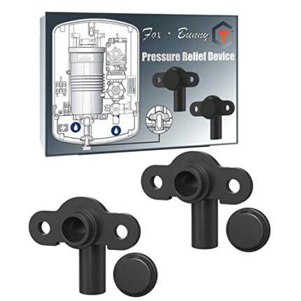 2Pcs Pressure Relief Device for Triton, with Disc Seals Cover Valve, Shower Spares Parts Compatible with Triton Electric Showers (Replace of 8280