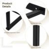 Towel Rack, Bathroom Towel Holder, Wall Mounted Towel Holder, Rolled Up Towel Wall Holder, Stainless Steel Organizer for Rolled Towels, 2-Bar Rol