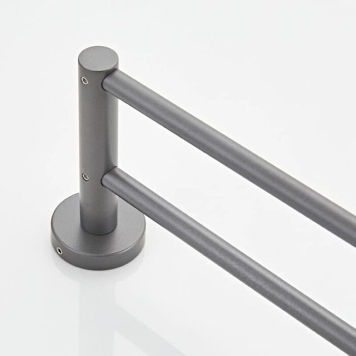 HIGOH Towel Racks, Towel Rail for Bathroom,Double Square Towel Bar,Towel Hanger,Wall Mounted Hand Towel Holder Towel Holder,House Decoration Hote