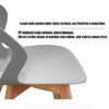 dining chair Kitchen Dining Room Furniture Chairs Dining Chairs Modern Simple PP Plastic Back Chair Beech Legs Leisure Chair Kitchen Living Room