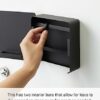 Yamazaki Home Tower Square Magnetic Key Cabinet Closet Storage and Organization Systems, One Size, Black