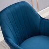 dining chair Kitchen Dining Room Furniture Chairs Kitchen Dining Chairs Living Room Armchair With Metal Legs Velvet Seat And Backrests For Living