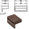 cyclingcolors 10x Slatted Holder Caps Holder Slatted Frame 55 mm Plastic Flexible Bed Brown