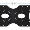 Mount-it! Mount Adapter Plate - Monitor and TV Mount Extender Conversion Kit Allows 75x75, 100x100, 200x200 to Fit Up to 400x200 mm Patterns