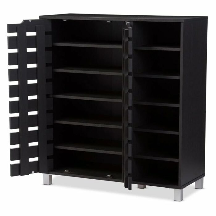 LUKEO Home Hall Corridor 2 Door Shoe Cabinet Shoe Storage Rack Shoe Cabinet Shoe Storage