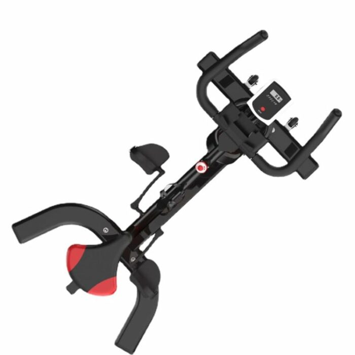 GYMT Exercise Bike - Indoor Cycling Bike for Cardio Training and Fitness, Quiet Magnetic Resistance with Adjustable Height and Handlebar（Black ）