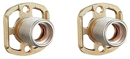KEDWILL® Bar Valve Fixing Kits Brackets 3/4” Inch Connections BSP 15mm Wall Mounted Fast Fix Kit Bracket for Thermostatic Shower Bar Valve Or Bat