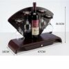 ZYZMH European Style Wood Wine Rack, Wine Glass Rack Wine Bottle Rack Display Stand Creative Decorations