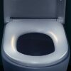 Pipishell Toilet Seat, Soft Close Toilet Seats White with Quick Release for Easy Clean (UF)