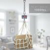 WAREMAID Hammock Chair Hanging Kit Swing Ceiling Mount, Heavy Duty Swing Hanger Hook, Playground Screw Bracket Hanging Chair, Yoga, Tree, Gym, Ro