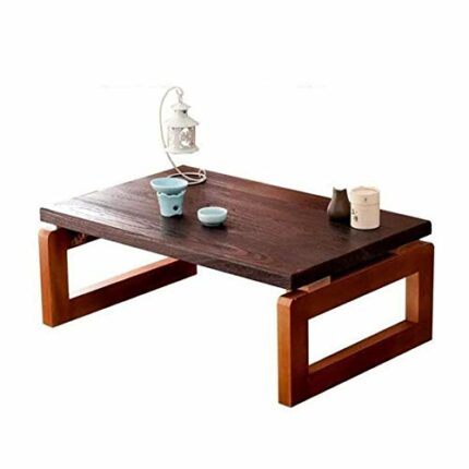 DLOETT Classical folding table Garden Tables dining table Nordic Home Telescopic Folding Desk Small Apartment Solid Wood Rectangular Dining Table