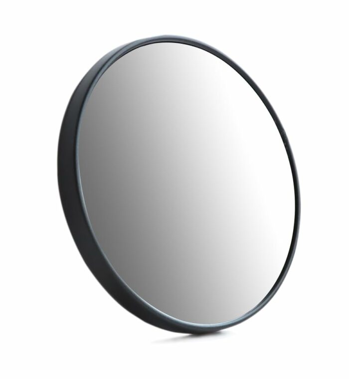 LOWIXI 10X Magnifying Makeup Mirror, Round Mirror 2 Suction Cups Facial Makeup Cosmetic Absorption Shaving Home Makeup Travel Essential(Diameter