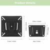 ‎CTDMJ Monitor Wall Mount Most 14-24“ TVs Computer Universal Low Profile RV TV Wall Bracket Mount VESA Up to 100x100mm Max Weight 33lbs Fits 16 1
