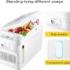 Car Fridge,Car Refrigerator Small Fridge,Portable Refrigerator 28L, Small Car Fridge Compact Freezer, Cooling And Heating,AC/DC(12V/24V/110~240V)