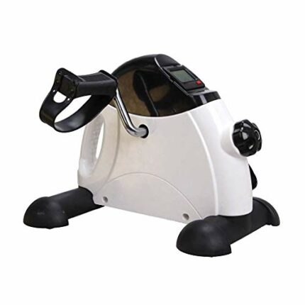 N/A Portable Fitness Pedal Stationary Under Desk Indoor Exercise Machine Bike for Arms Legs Physical Therapy with LCD Display Calorie Counter 42