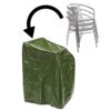 Vivo Waterproof Garden Stacking Chair Cover Outdoor Heavy Duty for Wood/Metal/Plastic