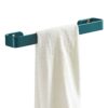 Bathroom Towel Shelf Self Adhesive No Drill Towel Holder Wall Mounted Towel Rack Anti-rust Space Aluminum For Bathroom Toilet,blue,60cm