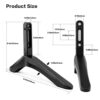TV Base Pedestal Feet Table Top TV Stand Mount Legs with Weight Capacity 99Lbs, Mounting Holes Distance 2.16in/5.5cm or Within 1.77in/4.5cm TV Pe