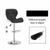 DINGZZ Bar Stools High Stool Vintage Bar Stool Iron Art High Back Bar Stool Kitchen Breakfast Suitable for Family and Business Dining Chair