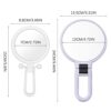 Bncxdc Magnifying Mirror, Bathroom Mirror, 2 Pieces Makeup Mirrors 5/15X Magnifying, Compact Hand Mirror 360 Rotation Double Sided, Travel Vanity