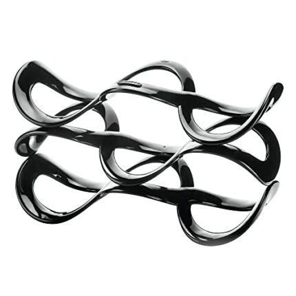 Guzzini 17010010 Cuvée Bottle Rack, SMMA, Black