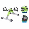 TWDYC Foot Pedal Exerciser Foldable Portable Hand Arm Leg Exercise Pedaling Machine Mini Stationary Bike Pedaler Rehab Gym Equipment 53.5 * 37 *