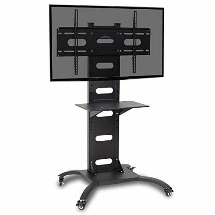 Duronic TV Mount Stand Bracket TVS4T1 | Floor Standing for 37-70 Inch Flat Screen | With Tilt and Swivel | VESA Up to 700x400 | Strong Heavy Duty