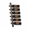 Wine racks Home/Bar Retro 6 or 8 Bottle Wall Mounted Wine Bottle Display Holder, Wooden Hanging Wine Shelf Organizer, for Bar Kitchen Cabinet Org