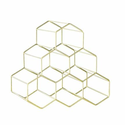 DLOETT Countertop Wine Rack - No Assembly Required - Wine Racks Countertop - Small Wine Rack and Wine Bottle Holder - Tabletop Wine Rack (Color :