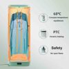 850W Portable Clothes Dryer, Large Capacity Fast Drying Folding Electric Dryer Machine, for Apartment, RV, or Other Compact Space,C