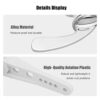 Ancable Toilet Flush Handle Replacement, Chrome Plated Replacement Metal Cistern Lever Handle for Toilet Wc Cistern Tank