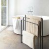 Bath Towel Hanger with 3 Bars - Tower - Black