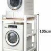 UPIKIT Washing Machine Shelf Rack, Over Washer Machine Storage Unit, Stacking Kit for Washer and Dryer, Washing Machine Storage Shelf for Bathroo