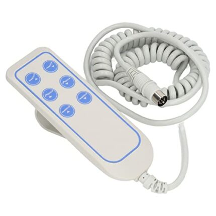 6 Button Remote Hand Control Controller, Lift Chair or Power Recliner Hand Control Lifting Bed Controller Electric PVC IP66 Lift Chair Hand Contr