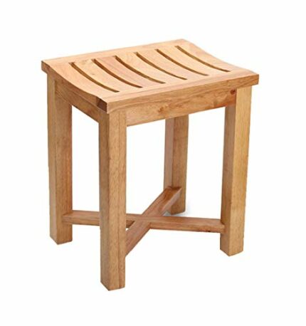 CHEWO Bath Stools,Shower Stool Shower Stool Bath Stool Bathroom Seat Anti-Corrosion Mobile Portable Auxiliary Antibacterial Bathroom Load 150Kg B