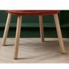 WALNUT Dining Chairs Kitchen Chairs Modern Dining Room Side Chairs with Fabric Cushion Seat Back, Mid Century Living Room Chairs