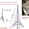 UCARE Floor Speaker Stand Covers Metal Heavy Duty Support Stand Cover for Weddings Banquets Events 3 Sided Triangular DJ Speaker Stand Tripod Cov