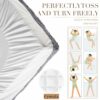Twin XL Mattress Topper, Cymula Sherpa Mattress Pad for College Dorm Bed 2inch Extra Thick Mattress Cover with 900GSM Down Alternative Soft Plush
