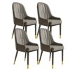 dining chair Kitchen Dining Room Furniture Chairs Dining Chairs Set Of 4 Kitchen Living Room Chairs Modern Leather High Back Soft Seat Lounge Cha