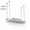 Wine racks Ceiling Metal Wine Bottle Holder Hanging, Home & Kitchen Decor, Save Space, for Bars, Restaurants